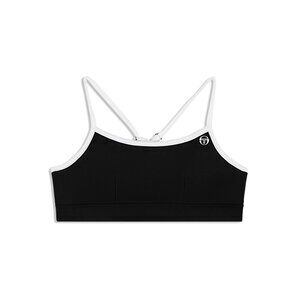 Sergio Tacchini Elisa Sports Bra Top Black Tennis